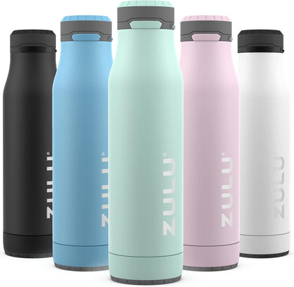 Ace 24oz Insulated Stainless Steel Water Bottle, Chug Spout, Black