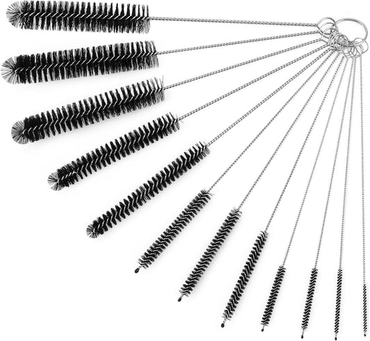 12 Pcs Straw Cleaner Brushes Set, 8.2 Inch Nylon Cleaning Brush