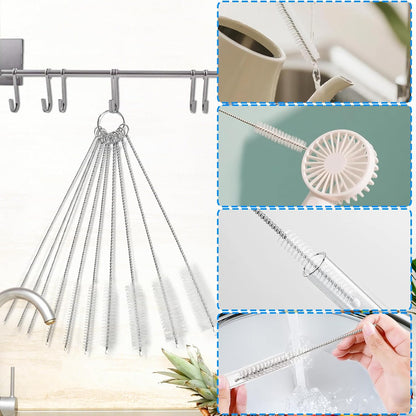 12 Pcs Straw Cleaner Brushes Set, 8.2 Inch Nylon Cleaning Brush