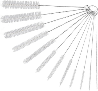 12 Pcs Straw Cleaner Brushes Set, 8.2 Inch Nylon Cleaning Brush