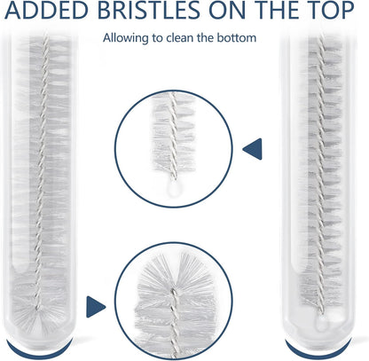 12 Pcs Straw Cleaner Brushes Set, 8.2 Inch Nylon Cleaning Brush