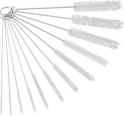 12 Pcs Straw Cleaner Brushes Set, 8.2 Inch Nylon Cleaning Brush