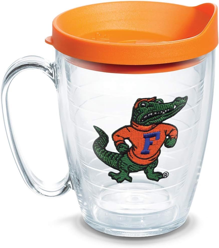 Tervis Made in USA Double Walled University of Florida Gators Insulated Tumbler Cup Keeps Drinks Cold & Hot, 16oz, Gator - Colors H