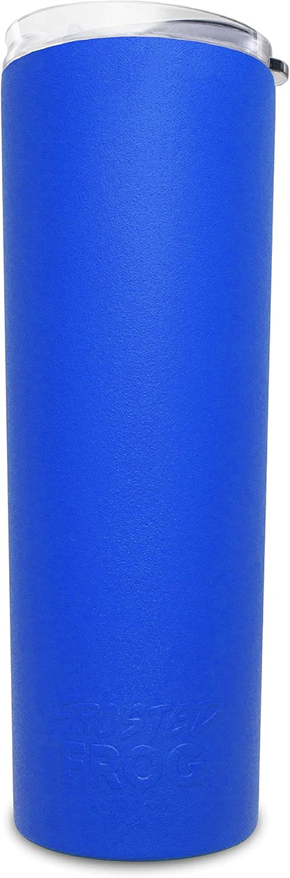 20oz Stainless Steel Slim Tumbler Vacuum Insulated with Straw