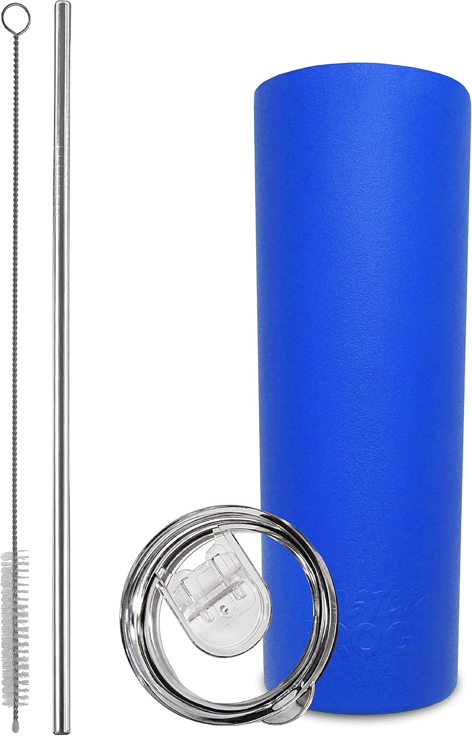 20oz Stainless Steel Slim Tumbler Vacuum Insulated with Straw