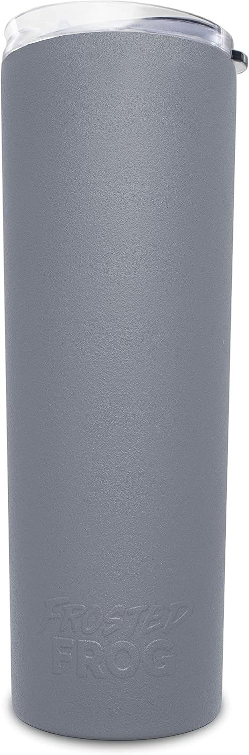 20oz Stainless Steel Slim Tumbler Vacuum Insulated with Straw