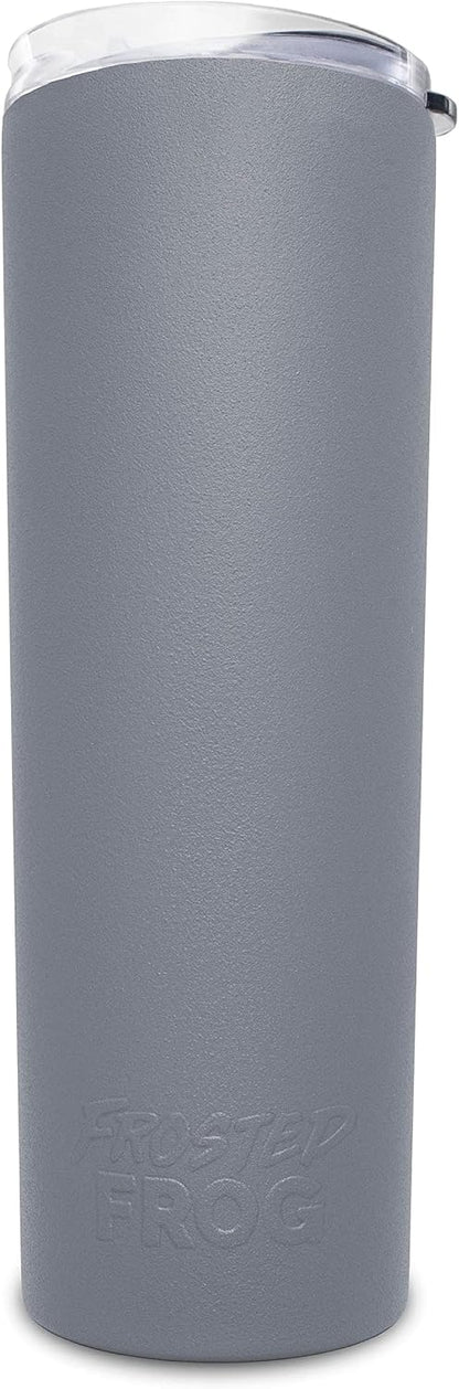 20oz Stainless Steel Slim Tumbler Vacuum Insulated with Straw