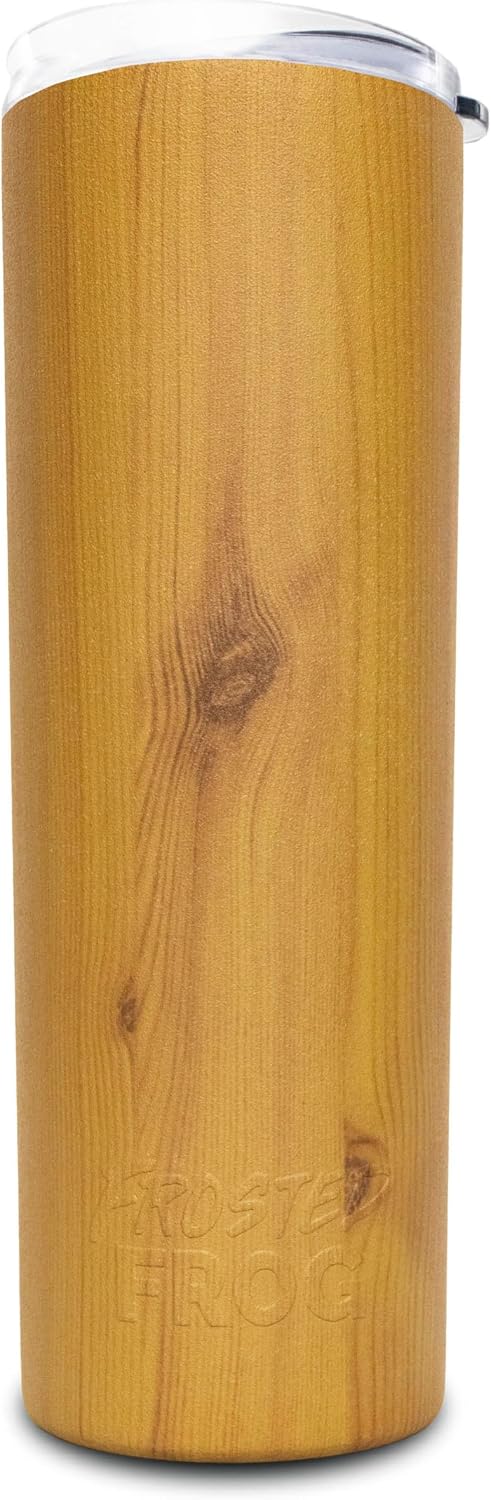 20oz Stainless Steel Slim Tumbler Vacuum Insulated with Straw