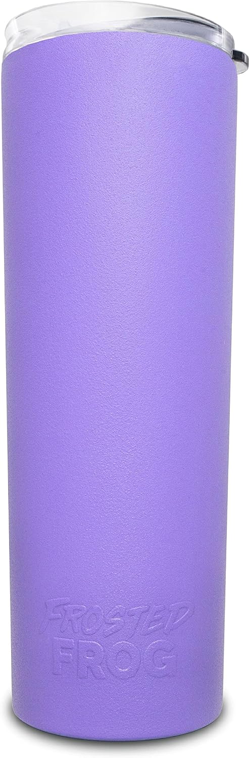 20oz Stainless Steel Slim Tumbler Vacuum Insulated with Straw