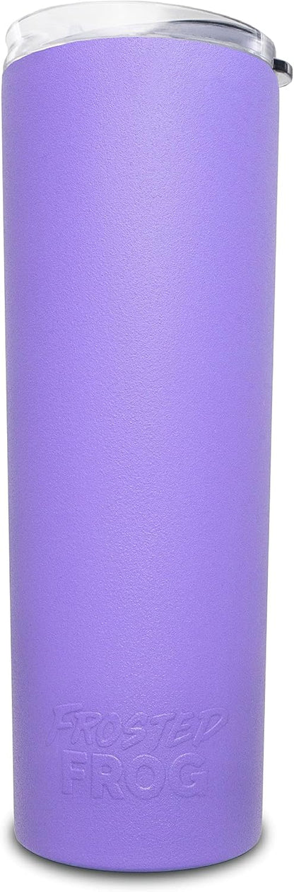 20oz Stainless Steel Slim Tumbler Vacuum Insulated with Straw