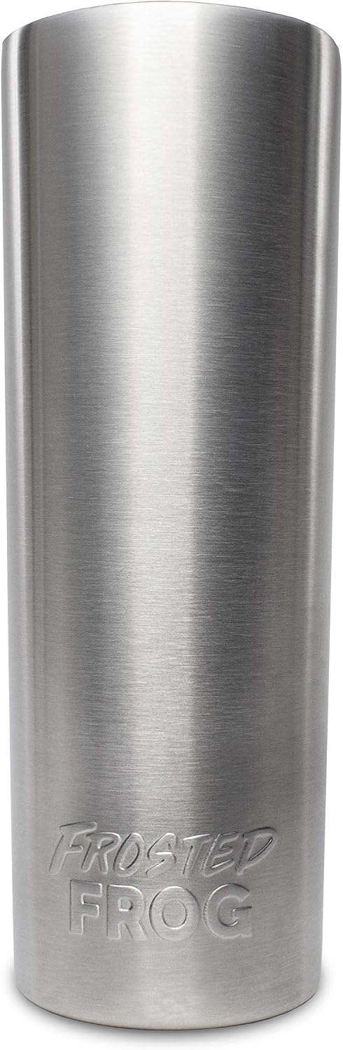 20oz Stainless Steel Slim Tumbler Vacuum Insulated with Straw