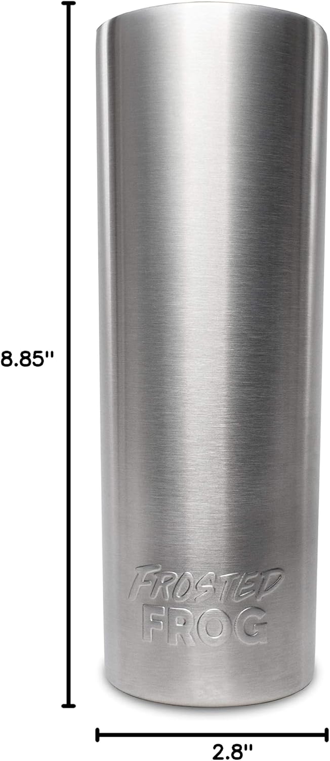 20oz Stainless Steel Slim Tumbler Vacuum Insulated with Straw