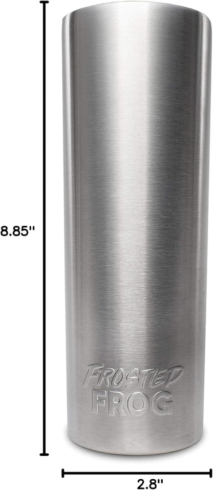 20oz Stainless Steel Slim Tumbler Vacuum Insulated with Straw