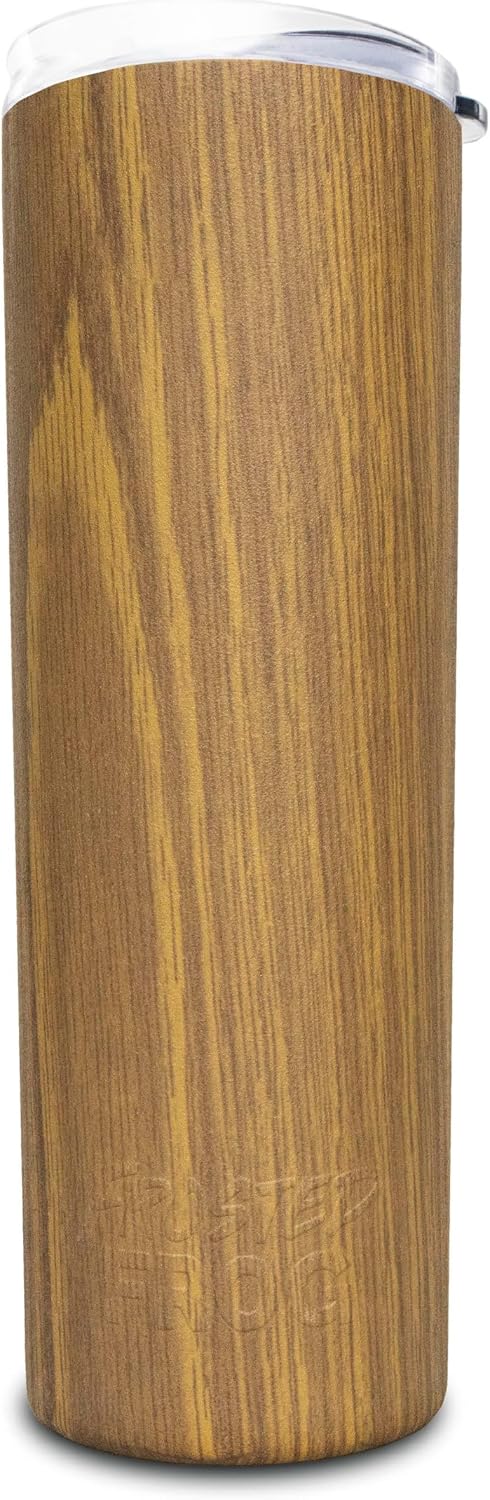 20oz Stainless Steel Slim Tumbler Vacuum Insulated with Straw