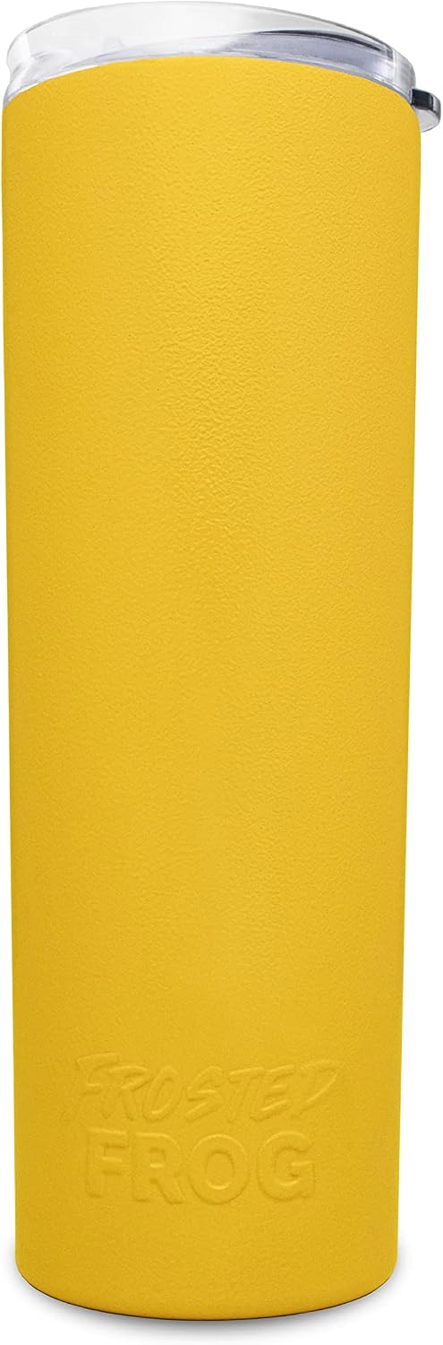 20oz Stainless Steel Slim Tumbler Vacuum Insulated with Straw