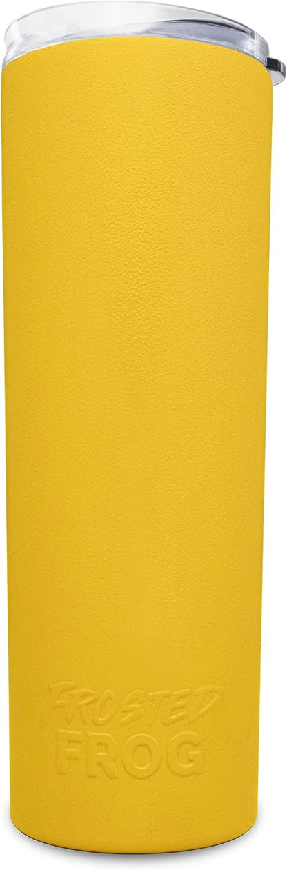 20oz Stainless Steel Slim Tumbler Vacuum Insulated with Straw