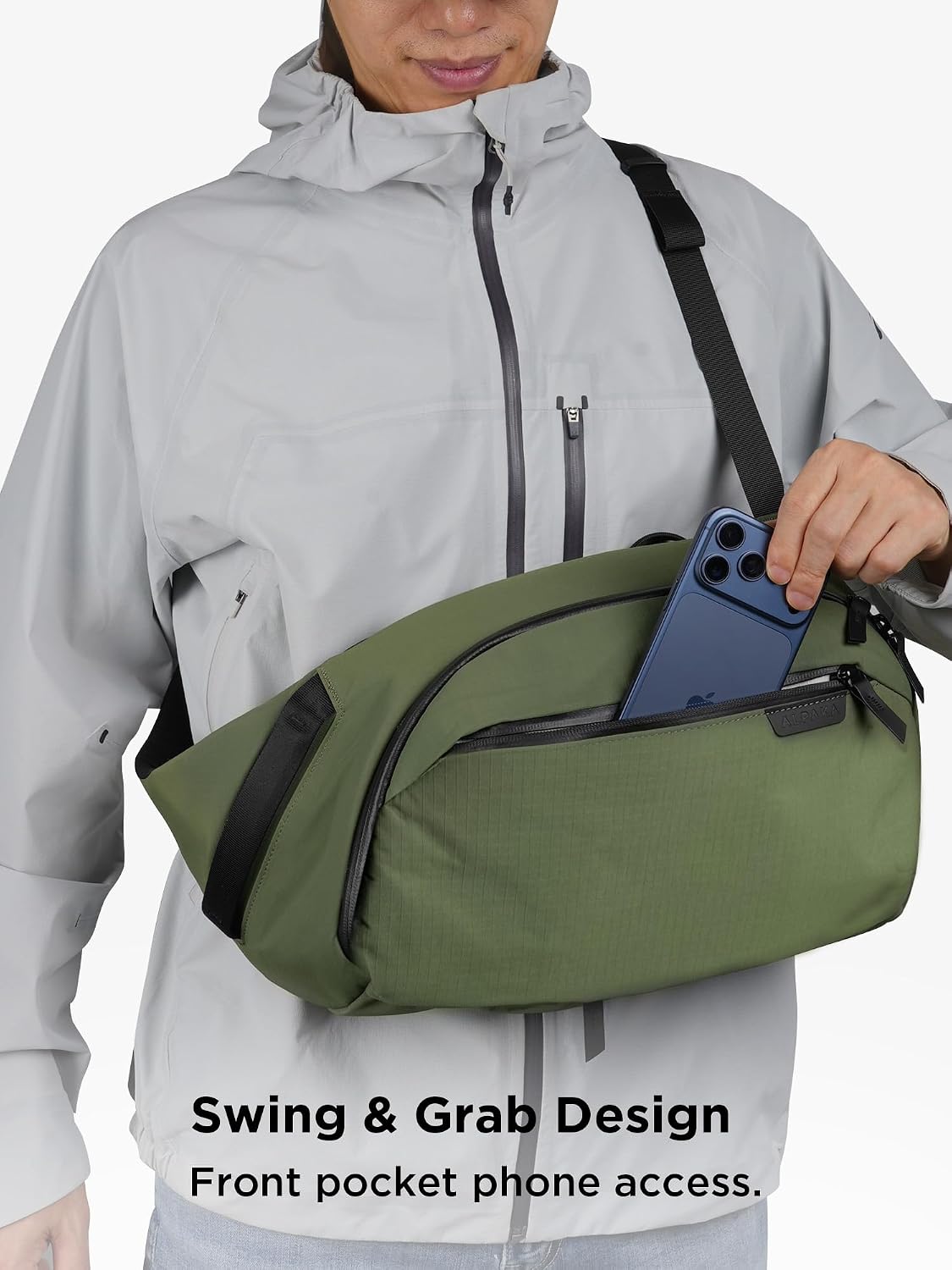 Metro Crossbody - Crossbody Bag Men,Sling Backpack - Fits 11" Tablet - Single Shoulder