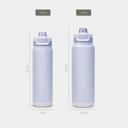 Powerfill Pro 32oz Stainless Steel Sip or Chug Water Bottle, High Tide