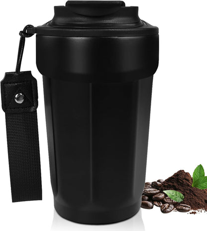 530ml Tumbler Stainless Steel Coffee Cup Travel Mug (Unpatterr, GREEN)