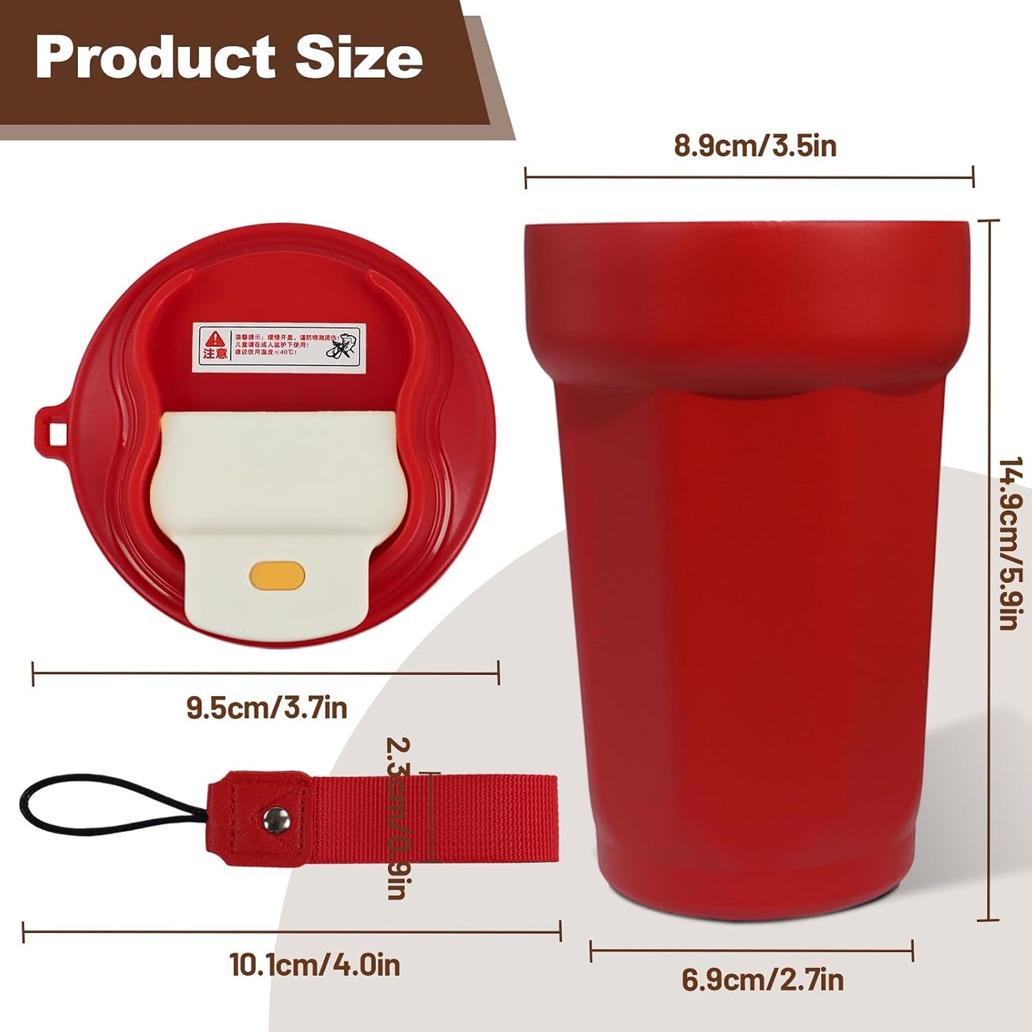 530ml Tumbler Stainless Steel Coffee Cup Travel Mug (Unpatterr, GREEN)
