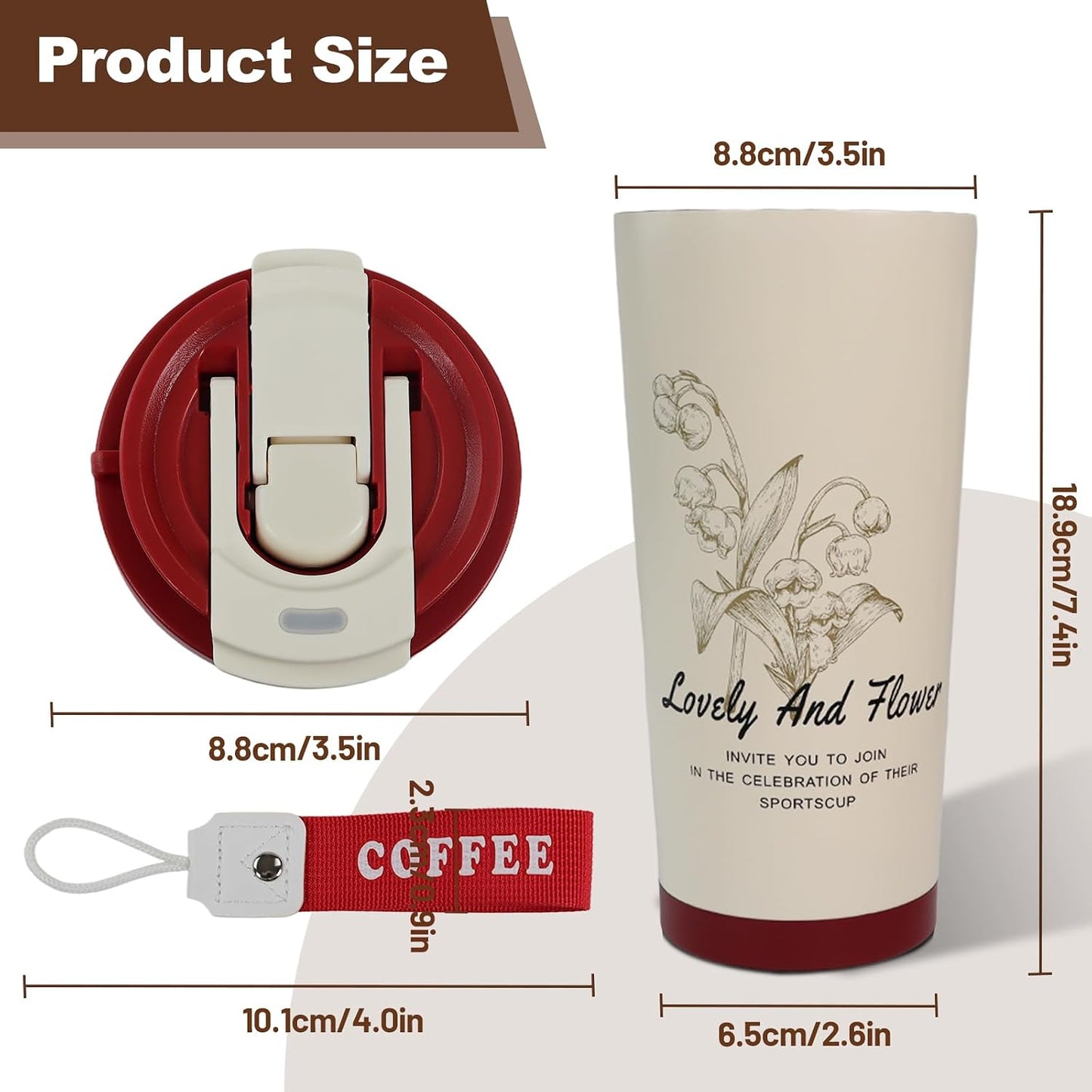 530ml Tumbler Stainless Steel Coffee Cup Travel Mug (Unpatterr, GREEN)