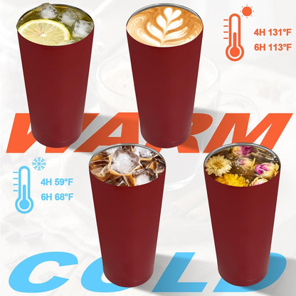 530ml Tumbler Stainless Steel Coffee Cup Travel Mug (Unpatterr, GREEN)