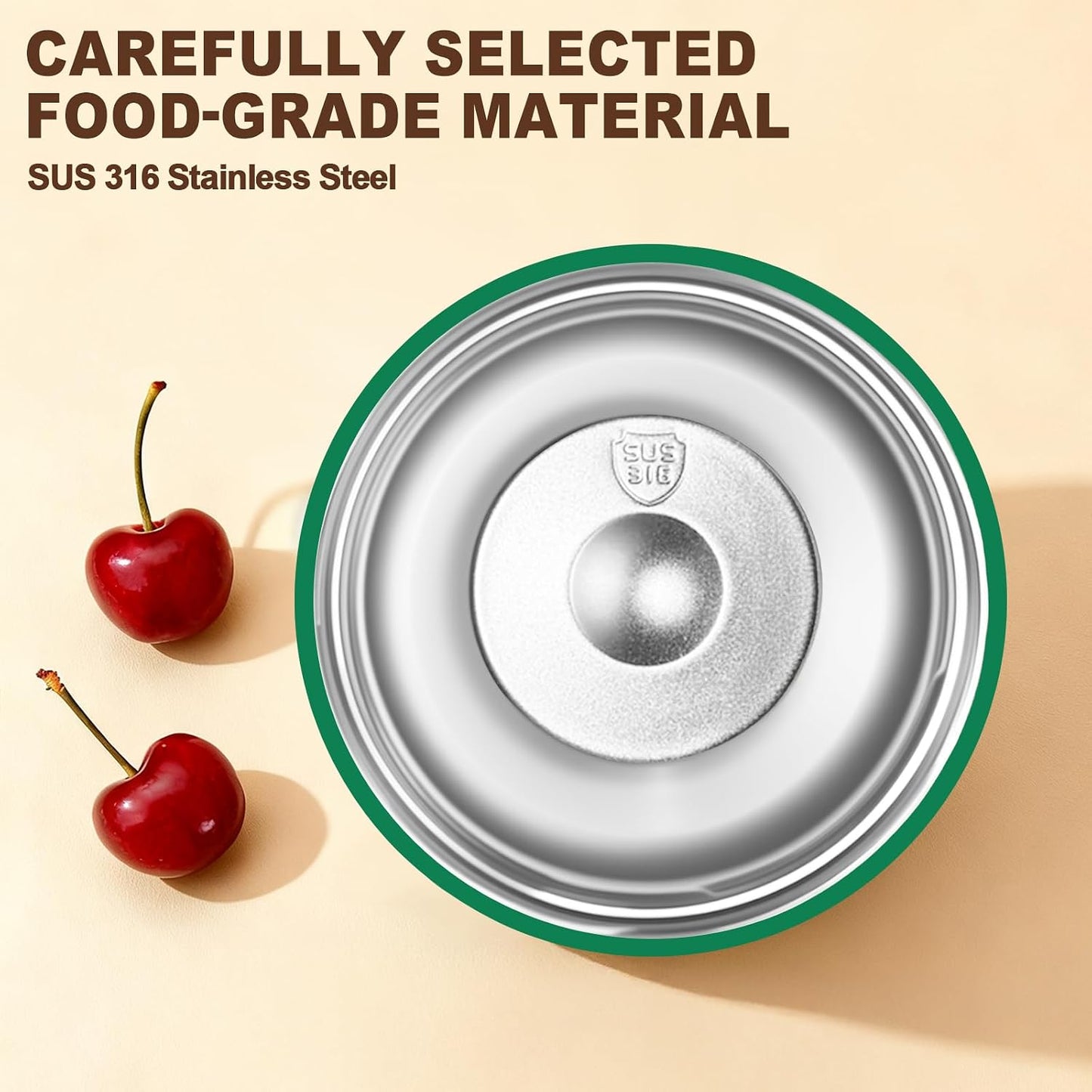 530ml Tumbler Stainless Steel Coffee Cup Travel Mug (Unpatterr, GREEN)