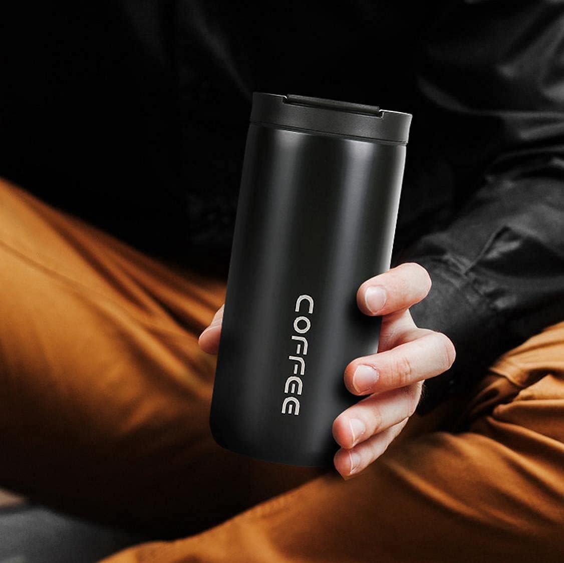 Travel Mug Vacuum Insulated Coffee Mug, Blue, 13.5oz/400ml