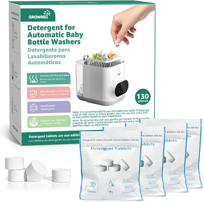Bottle Washer Detergent Tablets, Plant-Based Enzyme