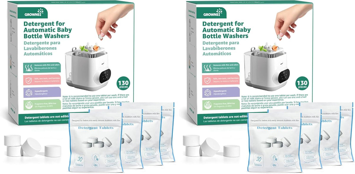 Bottle Washer Detergent Tablets, Plant-Based Enzyme