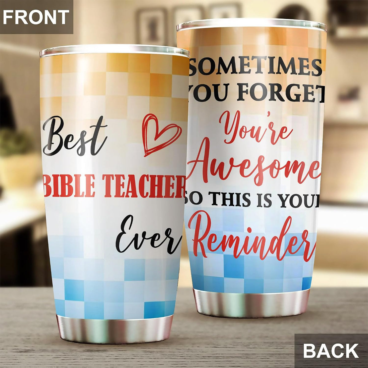 Best Caterer Ever Tumbler Stainless Steel 20oz, Office Gifts Women Men Work Friends Coworker, Driking Coffee Cup For Birthday Christmas - Colors R