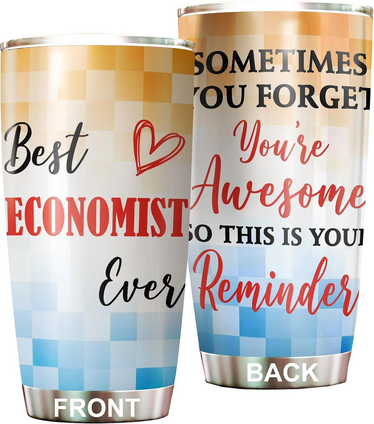 Best Caterer Ever Tumbler Stainless Steel 20oz, Office Gifts Women Men Work Friends Coworker, Driking Coffee Cup For Birthday Christmas - Colors R