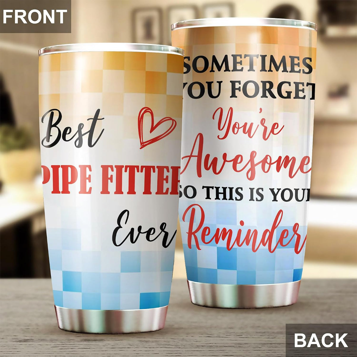 Best Caterer Ever Tumbler Stainless Steel 20oz, Office Gifts Women Men Work Friends Coworker, Driking Coffee Cup For Birthday Christmas - Colors R