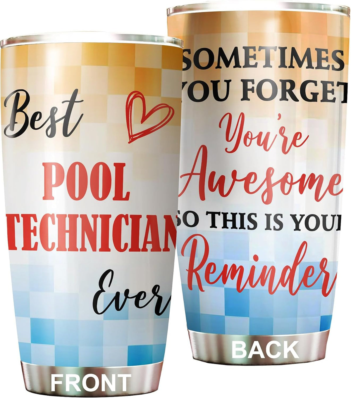 Best Caterer Ever Tumbler Stainless Steel 20oz, Office Gifts Women Men Work Friends Coworker, Driking Coffee Cup For Birthday Christmas - Colors R