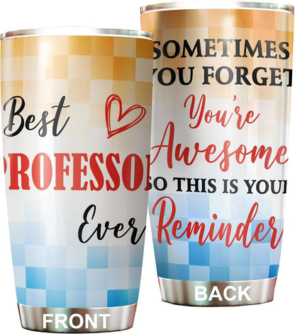 Best Caterer Ever Tumbler Stainless Steel 20oz, Office Gifts Women Men Work Friends Coworker, Driking Coffee Cup For Birthday Christmas - Colors R