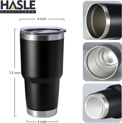 30oz Stainless Steel Tumbler, Double Wall Vacuum Insulated Travel Mug Tumbler, Durable Insulated Coffee Mug, Gift Box Set (Dark Blue, 1)