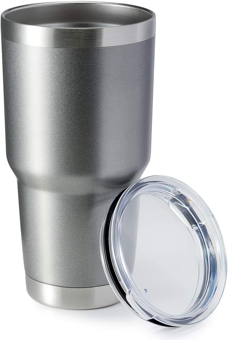 30oz Stainless Steel Tumbler, Double Wall Vacuum Insulated Travel Mug Tumbler, Durable Insulated Coffee Mug, Gift Box Set (Dark Blue, 1)