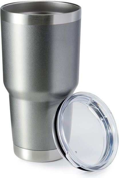 30oz Stainless Steel Tumbler, Double Wall Vacuum Insulated Travel Mug Tumbler, Durable Insulated Coffee Mug, Gift Box Set (Dark Blue, 1)