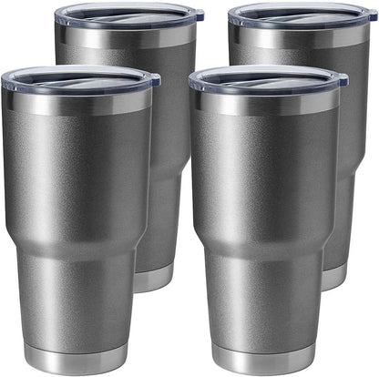 30oz Stainless Steel Tumbler, Double Wall Vacuum Insulated Travel Mug Tumbler, Durable Insulated Coffee Mug, Gift Box Set (Dark Blue, 1)