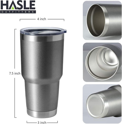 30oz Stainless Steel Tumbler, Double Wall Vacuum Insulated Travel Mug Tumbler, Durable Insulated Coffee Mug, Gift Box Set (Dark Blue, 1)