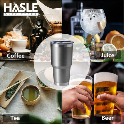 30oz Stainless Steel Tumbler, Double Wall Vacuum Insulated Travel Mug Tumbler, Durable Insulated Coffee Mug, Gift Box Set (Dark Blue, 1)