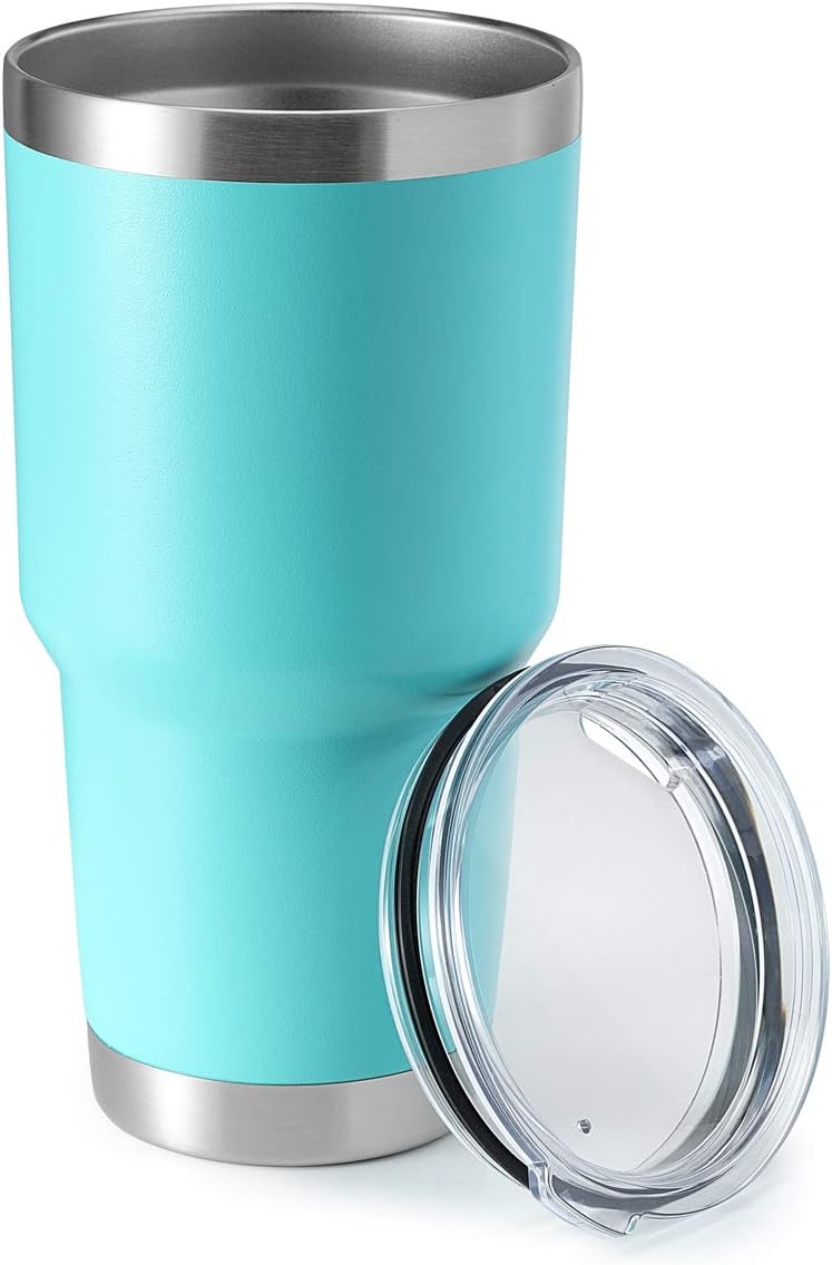 30oz Stainless Steel Tumbler, Double Wall Vacuum Insulated Travel Mug Tumbler, Durable Insulated Coffee Mug, Gift Box Set (Dark Blue, 1)