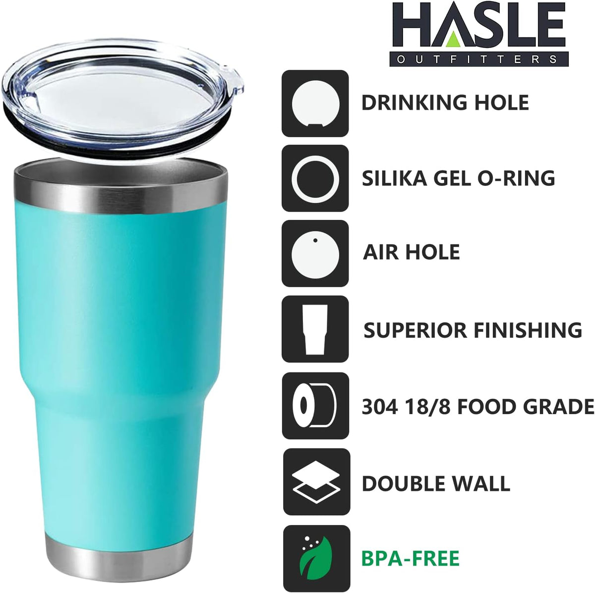 30oz Stainless Steel Tumbler, Double Wall Vacuum Insulated Travel Mug Tumbler, Durable Insulated Coffee Mug, Gift Box Set (Dark Blue, 1)