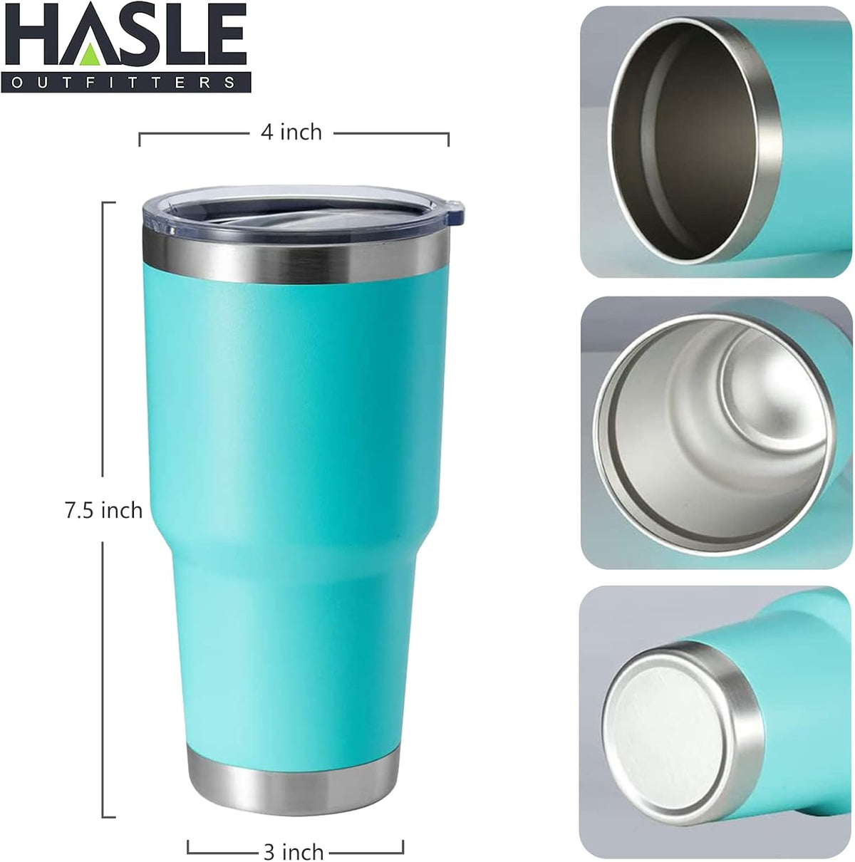 30oz Stainless Steel Tumbler, Double Wall Vacuum Insulated Travel Mug Tumbler, Durable Insulated Coffee Mug, Gift Box Set (Dark Blue, 1)