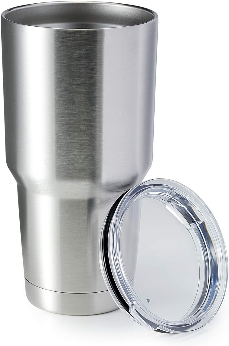 30oz Stainless Steel Tumbler, Double Wall Vacuum Insulated Travel Mug Tumbler, Durable Insulated Coffee Mug, Gift Box Set (Dark Blue, 1)