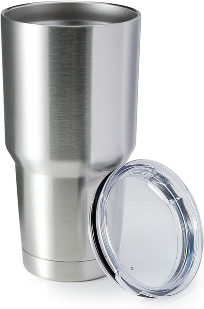 30oz Stainless Steel Tumbler, Double Wall Vacuum Insulated Travel Mug Tumbler, Durable Insulated Coffee Mug, Gift Box Set (Dark Blue, 1)