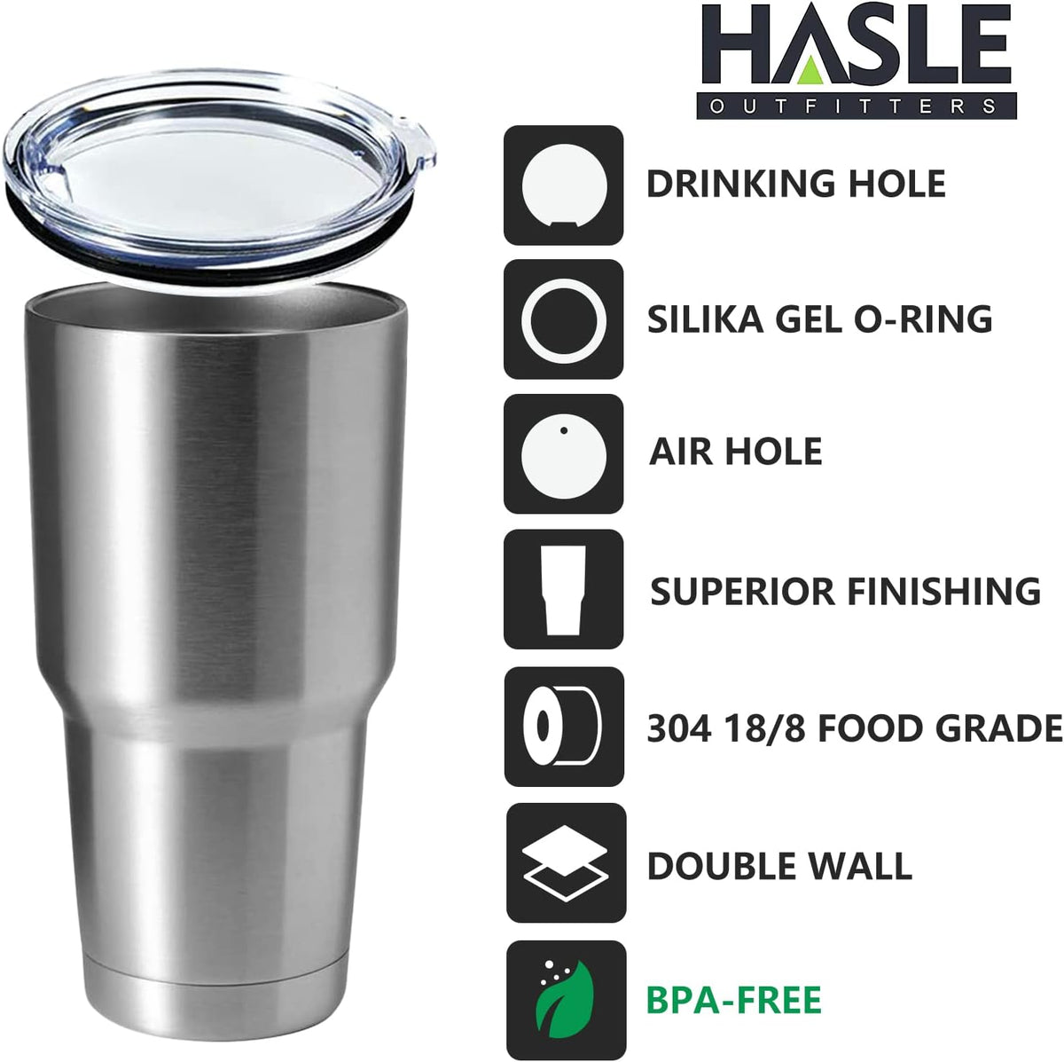 30oz Stainless Steel Tumbler, Double Wall Vacuum Insulated Travel Mug Tumbler, Durable Insulated Coffee Mug, Gift Box Set (Dark Blue, 1)