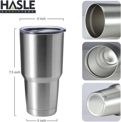 30oz Stainless Steel Tumbler, Double Wall Vacuum Insulated Travel Mug Tumbler, Durable Insulated Coffee Mug, Gift Box Set (Dark Blue, 1)