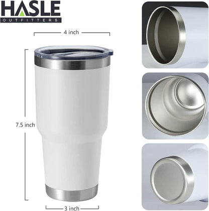 30oz Stainless Steel Tumbler, Double Wall Vacuum Insulated Travel Mug Tumbler, Durable Insulated Coffee Mug, Gift Box Set (Dark Blue, 1)