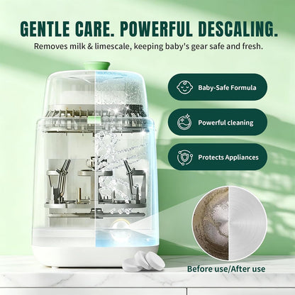 Baby Bottle Washer Descaling Tablet Remove Limescale 12 Count